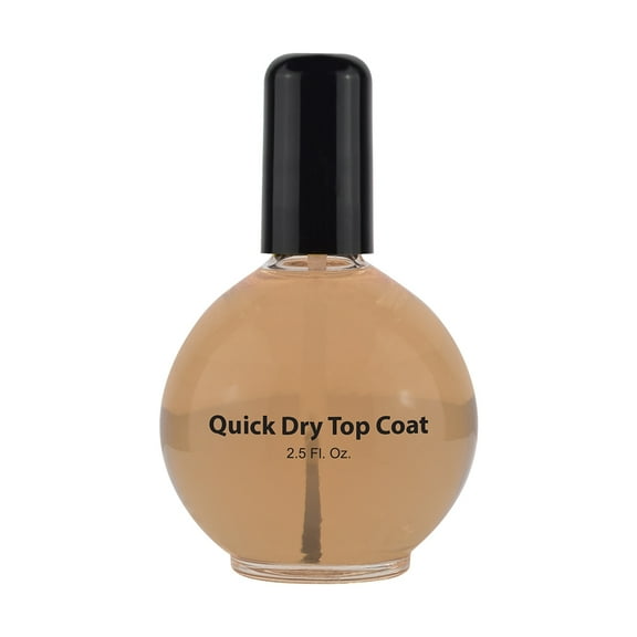 Pro Nail Quick Dry Top Coat - Fast-Drying, Protective Gloss, Long-Lasting Shine - 2.5 oz