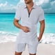 thumbnail image 1 of WILLBEST Pantalones Cortos para Hombre, Trajes para Uso Diario, Conjuntos Ajustados, Transpirables, para Primavera y Verano, Atuendo Elegante para Socializar, Combinación con Zapatos., 1 of 4