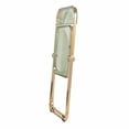 thumbnail image 4 of LeisureMod Lawrence Acrylic Folding Chair With Gold Metal Frame, Set of 4, 4 of 4