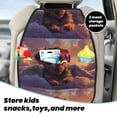 thumbnail image 5 of Fuzoiu Puppy Lying On A Cloud Print 2 Pack Kick Mat Back Seat Protector With 3 Storage Pockets, Universal Car Seat Back Organizer For Kids Pets, Waterproof Backseat Protector For Most Car, 5 of 8