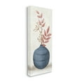 thumbnail image 3 of Botanical Leaf Sprigs Blue Vase Botanical & Floral Graphic Art Gallery Wrapped Canvas Print Wall Art, 3 of 7