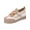 Coffee, variant on Dlongli Women's Flat Comfortable Casual Walking Shoes