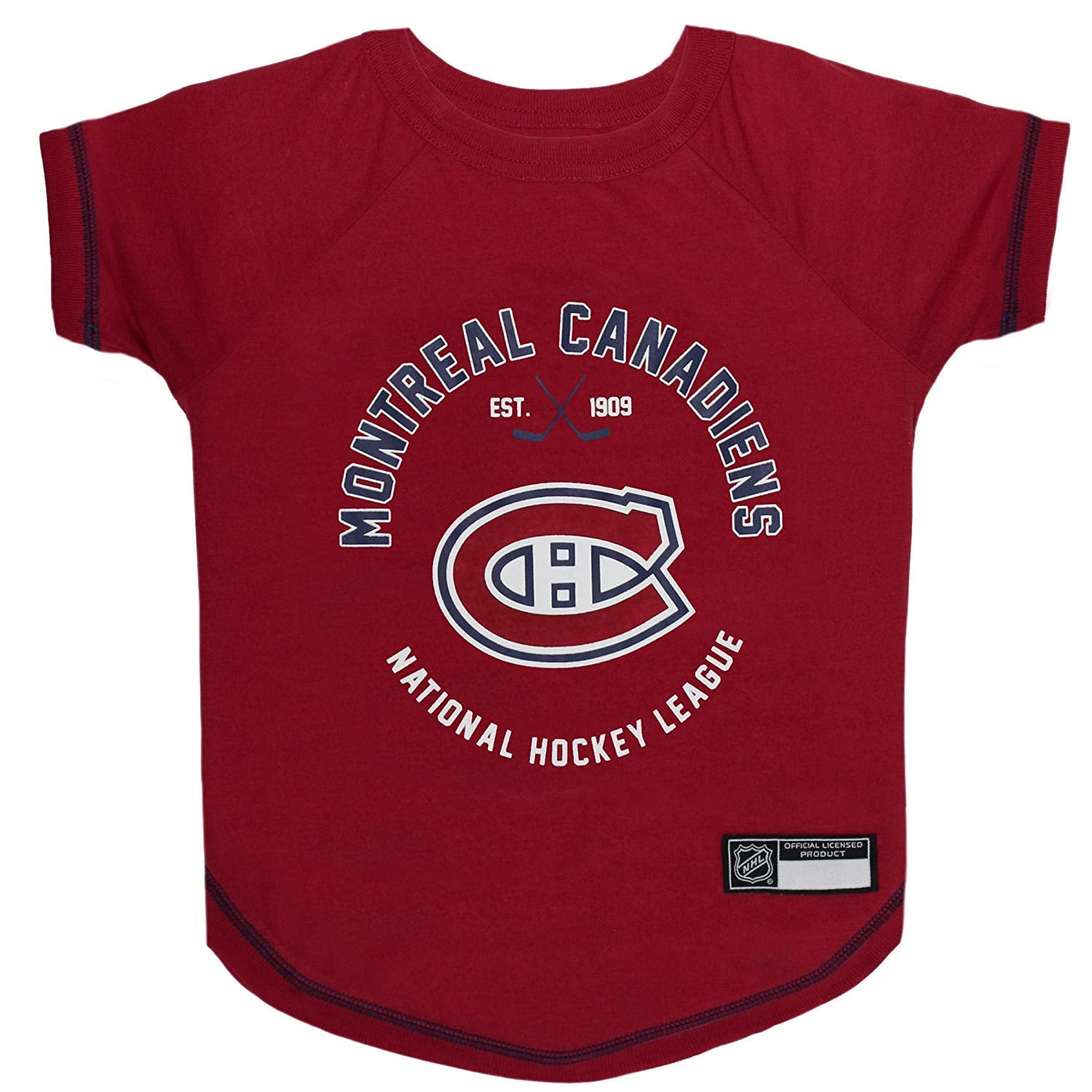 Pets First NHL Montreal Canadiens Tee Shirt for Dogs Cats