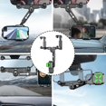 thumbnail image 5 of Car Rearview Mirror Phone Holder For Navigation Selfies Live Broadcasting Multifunctional Retractable Car Phone Holder, 5 of 5