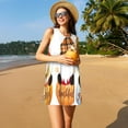 thumbnail image 3 of Xecao Gnomes d'Automne pour Robes d'Été pour Femmes Robes Décontractées de Plage Couvre-Maillots Robe T-Shirt Sans Manches Évasée avec Poches, 3 of 7