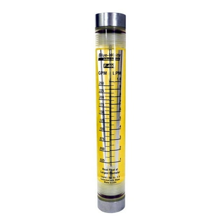 Blue-White BWF40250LN6 0.37" F400 Flowmeter
