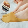 thumbnail image 6 of 5 pairs No Show Socks for Womens Size 6-9, Ultra Low Cut Liner Silk Breathable Socks Ice Feeling socks, Nonslip Liner Invisible Hidden Thin Socks, 6 of 6