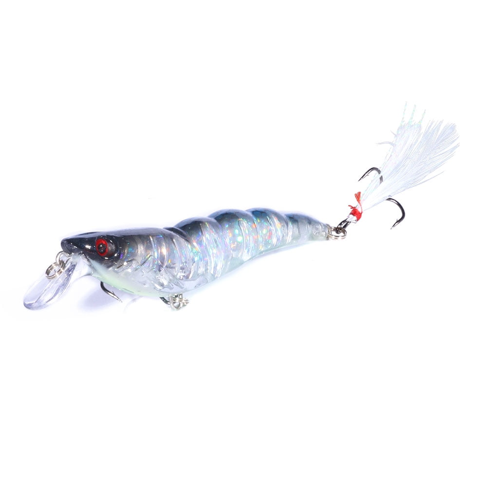 HENGJIA Fishing Lures Large Hard Bait Minnow VIB Lure with Treble Hook Life-Like Swimbait Fishing Bait Popper Crankbait Sinking Lure for Trout Bass Walleye Redfish