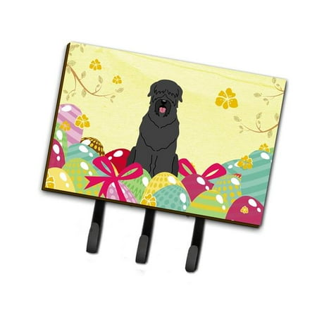 Carolines Treasures Bb6026th68 Easter Eggs Black Russian Terrier Leash Or Key Holder Walmart Com Walmart Com