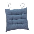 thumbnail image 4 of Cojín para silla de comedor Perfecl antideslizante suave y cómodo azul 40 cm x 40 cm, 4 of 8