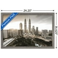 thumbnail image 3 of Wonders of the World - Petronas Towers Wall Poster, 14.725" x 22.375", Framed, 3 of 3