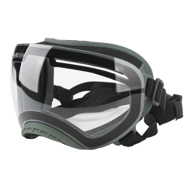 Lunettes de Protection pour Animaux, Lunettes de Soleil Confortables avec Sangles Élastiques Réglables Durables pour Course Lentilles Rouges, Lentilles Grises, Lentilles Bleues, Lentilles Transparentes, Lentilles Argentées