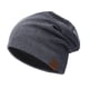 thumbnail image 3 of Gorro de punto Jumpingount para hombre y mujer transpirable cálido color sólido gorro elástico Unisex Sombreros Armada, 3 of 6