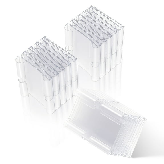 Worgeous 60 Pcs Label Organizer Clip On Design for Retail Price Tags 2.36x1.65x0.39inches