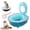 Blue, variant on Cat Toilet Trainer Kit, Upgraded Cat Potty Toilet Training Kitm,Portable Litter Box Flushable Design Easy Clean Thickened PP Material for Kittens and Cats