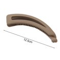 thumbnail image 4 of Mightlink Women Horsetail Hair Claw Plastic Back Head Hair Clip Banana Shape Hairpin Head Accessories, 4 of 8