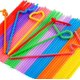 thumbnail image 2 of 100/300/500/1000 Pcs Flexible Straws, Bpa- Bendy Straws, 2 of 2