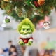 thumbnail image 4 of Adorno para árbol de Navidad Grinch con colgantes de monstruo verde divertidos y bonitos de 8cm para interiores, 4 of 6