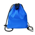 thumbnail image 2 of Djiypn Drawstring Backpack Sports&nbsp;Gym&nbsp;Bags, Draw String Back Bag Drawstring Bags Bulk for Sports, Gym, Travel, Swimming, Beach (Blue), 2 of 6