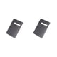 thumbnail image 2 of Billuyoard 2 piezas de placa trasera de guitarra práctica trémolo contraportada para zurdos Scratchplate para piezas de guitarra accesorios bajo Negro 2piezas, 2 of 6
