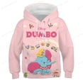 thumbnail image 2 of Primavera y otoño Niños Dibujos animados Kawaii3d Impreso Sudadera con capucha Niños Divertido Dumbo Sudadera Niños Niñas Jersey Niños Sudadera con capucha150 zhangmengya CONDUJO, 2 of 2