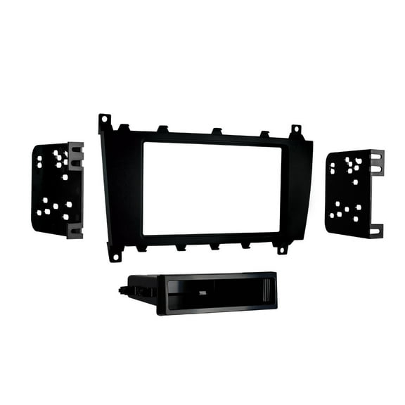 Metra 99-8721B Aftermarket Single DIN Radio Installation Kit for Mercedes C Class 05-07 (Black)