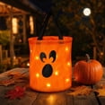 thumbnail image 5 of Gifts for Kids! Fwttom Halloween Candy Bags with Light- Holiday Trick or Treat Bucket, Portable Halloween Decorations Pumpkin Candy Bucket for Kids, 5 of 6