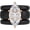 Black and Rose Gold, variant on Marquise Cut CZ Silicone Ring Set for Women, 2 Thin Stackable Rings - 14×7 mm Marquise Cut CZ | Patent-Pending Design - GlowStone Collection
