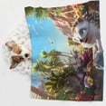 thumbnail image 6 of Pofeuu Playful Hedgehog Forest Pond Print Puppy Blanket,Dog Blankets,Pet Blanket Cozy Cat Blankets for Indoor Cats, Fuzzy Pet Blanket for Kitten Doggy Dog Blankets-Large, 6 of 8