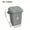 Grey-10L, variant on Large capacity plastic trash can with lid for odor prevention, suitable for households,kitchens, bedrooms,bathrooms,offices,etc,