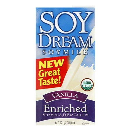 DREAM soja enrichi Boisson Vanille de soja, 64 FO (paquet de 8)