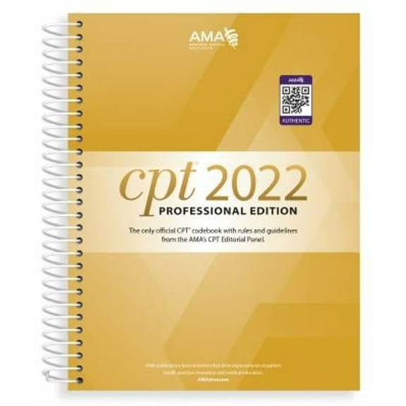 Pre-Owned CPT Professional 2022 (Spiral-bound) 1640160876 9781640160873