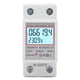 thumbnail image 4 of Medidor de electricidad monofásico, medidor de electricidad digital LCD Medidor de electricidad en riel DIN Medidor de factor de potencia de frecuencia construido para precisión NikouMX herramienta, 4 of 8