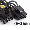 thumbnail image 2 of Tarjeta Gráfica Pcie Pci 6p A Dual 6+2p 6pin A Dual 8pin Cable De Alimentación 5 Piezas, 2 of 4