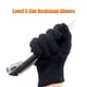 thumbnail image 3 of Guantes resistentes a cortes Guantes de malla de alambre de acero Nivel 5 Protección contra cortes G Abanopi Guantes de trabajo, 3 of 7