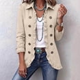 thumbnail image 2 of Naotn Open‑Front Ruffled Lapel Collar Jacket for Women Fall Trendy Casual Long Sleeve Button Down Outerwear, 2 of 10