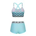 thumbnail image 4 of Abomasnow Women's Two Piece High Waisted Bikini Sets Tummy Control Swimsuits with Boyshorts Sporty Athletic Bathing Suits Cheeky Modest Swimwear, 4 of 5