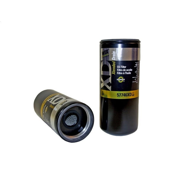 Wix Filters Oil Filter 57746XD Spin-On Style; 11.791 Inch Height x 4.65 Inch Outside Diameter Top; 305 PSI Burst Pressure; 35 Micron Element; For Use With Cummins ISX/ISM Engines