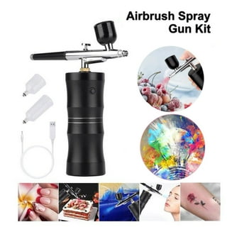 HOTBEST Portable Mini Action Air Brush Airbrush 0.3mm Kit Spray Gun  Compressor Paint Art Nail Art（NO Compressor ）