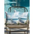 thumbnail image 4 of Outdoor Pillows Waterproof, Coastal Birds Bedding Throw Pillows with Insert for Couch Sofa Bed, Seabird Summer Tropical Beach 18x18 Inch Pillowcases Decorative Camping Patio Pillow Set of 2, 4 of 8