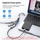 thumbnail image 4 of Adaptador USB C a USB C hembra, divisor y cargador de 3 puertos, 4 of 7