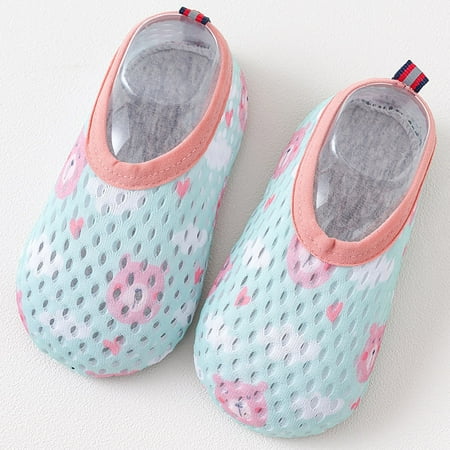 

THE WILD Comfortable Fashion Newborn Baby Cartoon Newborn Baby Girls Boys Mesh Thin Anti-Slip Socks Slipper Shoes Boots