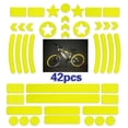 thumbnail image 2 of 84 pegatinas reflectantes, pegatinas reflectantes para casco de bicicleta, pegatinas reflectantes, cinta reflectante para bicicleta, pegatinas de seguridad nocturna para bicicleta, sillas de, 2 of 5