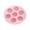 Pink, variant on 7 Cups Half Sphere Silicone Cake Mold, Football and Star Shape Ice Tray, Silicone Freezer Tray for Soup, Medium Ice Cubes Beaker Coffee Ice Cups