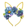 thumbnail image 1 of Xihbxyly Diadema Floral, Diseño Floral Caprichoso, Material Plástico Cómodo, Accesorio para Fiesta, Regalo de Cumpleaños o Navidad, Versátil para Disfraz o Look Diario, Ajuste Ajustable., 1 of 1