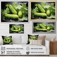 thumbnail image 4 of Designart "Harmonious Cucumber Slices I" Vegetables Canvas Prints, 4 of 7
