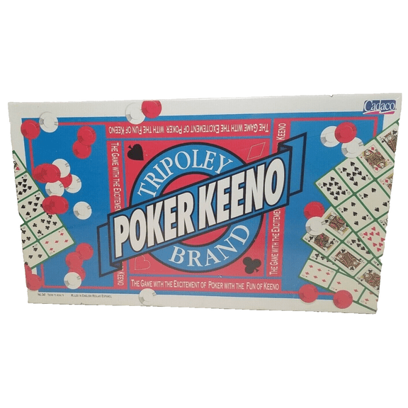 Tripoley Brand Poker Keeno Board Game