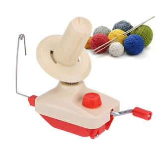 Yarniss Yarn Cake Ball Winder, Hand Operated Yarn Winder 4 Ounce Capacity  Blue,Valentines Day Gifts 