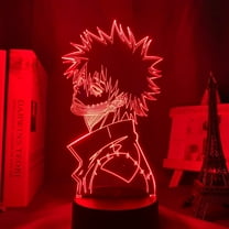 AVEKI-3D Acrylic Lamp Anime My Hero Academia Dabi LED Light for Bedroom Decor Cool Manga Gift for Him RGB Colorful Night Light Dabi (DSF12)