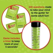 5 Second Rule Uncensored Card Games for Adults - Card Games for Game Night, Funny Adult Card Game & Icebreaker, Think Fast and Shout Out Answers, Ages 17+